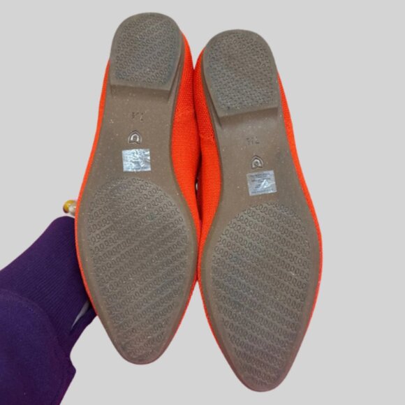 Rothy's Size 7.5 Orange Flats - Picture 3 of 3